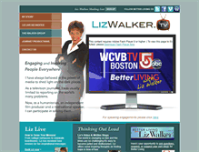 Tablet Screenshot of lizwalker.tv
